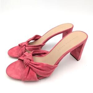 Veronica Beard Ganita Slide Sandal Women's Knot Front Pink Size US10M EU41